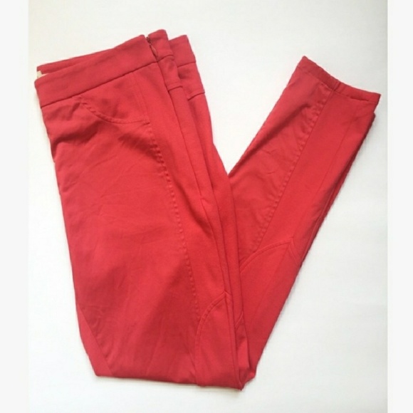 ๐ Ted Baker red/pink side zip moto pants - Picture 4 of 7